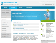 Tablet Screenshot of elektrofachkraft.info